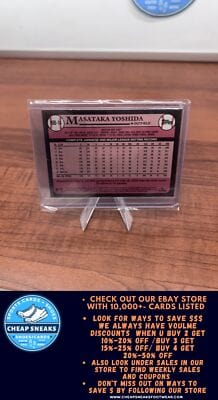 Cheap Sneaks Footwear/Sports Cards Baseball Card Masataka Yoshida 2024 Topps 1989 Topps Baseball 35th Anniversary  #89B