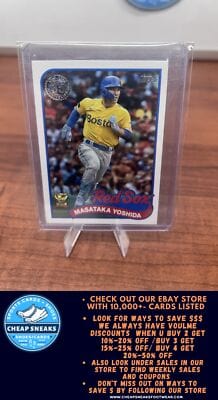 Cheap Sneaks Footwear/Sports Cards Baseball Card Masataka Yoshida 2024 Topps 1989 Topps Baseball 35th Anniversary  #89B