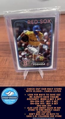 Cheap Sneaks Footwear/Sports Cards Baseball Card Masataka Yoshida 2024 Topps #228 Boston Red Sox