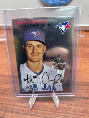 Cheap Sneaks Footwear/Sports Cards Baseball Card Matt Chapman 2023 Topps Chrome Platinum Anniversary #313 Toronto Blue