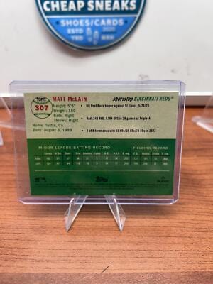 Cheap Sneaks Footwear/Sports Cards Baseball Card Matt McLain RC 2023 Topps Chrome Platinum Anniversary #307 Cincinnati
