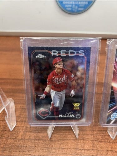 Cheap Sneaks Footwear/Sports Cards Baseball Card Matt McLain RC 2024 Topps Chrome #48/Future Stars FS-14 Reds