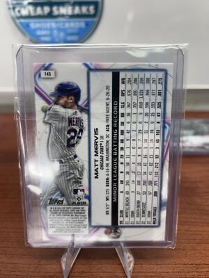 Cheap Sneaks Footwear/Sports Cards Baseball Card Matt Mervis RC 2023 Topps Cosmic Chrome #145 Chicago Cubs
