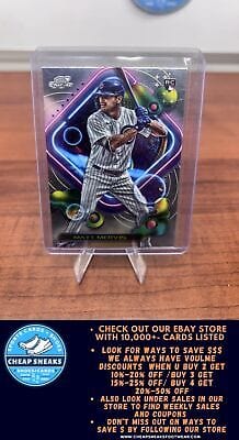 Cheap Sneaks Footwear/Sports Cards Baseball Card Matt Mervis (RC) 2023 Topps Cosmic Chrome #145 Chicago Cubs