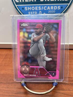 Cheap Sneaks Footwear/Sports Cards Baseball Card Matt Moore 2023 Topps Chrome Update Pink #USC133 Angels