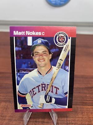 Cheap Sneaks Footwear/Sports Cards Baseball Card Matt Nokes 1989 Donruss #116a Detroit Tigers