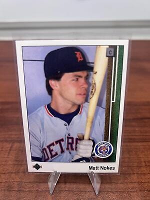 Cheap Sneaks Footwear/Sports Cards Baseball Card Matt Nokes 1989 Upper Deck #150 Detroit Tigers