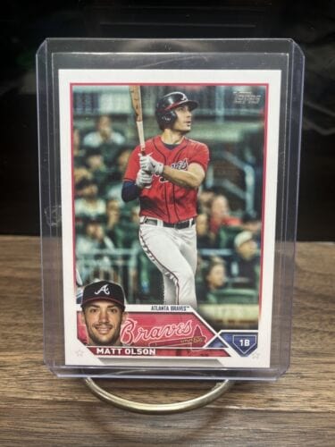 Cheap Sneaks Footwear/Sports Cards Baseball Card Matt Olson Topps Series 2 Baseball Card #481 Atlanta Braves