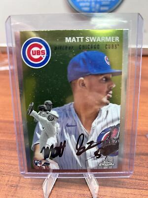 Cheap Sneaks Footwear/Sports Cards Baseball Card Matt Swarmer RC 2023 Topps Chrome Platinum Anniversary #29 Chicago Cub