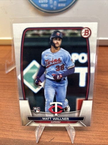 Cheap Sneaks Footwear/Sports Cards Baseball Card MATT WALLNER 2023 Bowman Baseball Rookie RC #14 Minnesota Twins