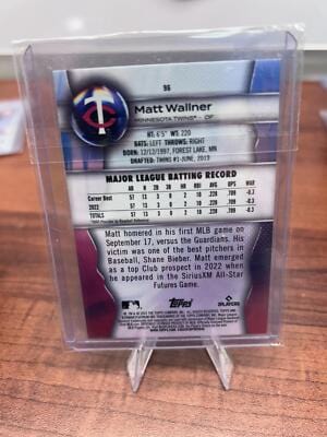 Cheap Sneaks Footwear/Sports Cards Baseball Card Matt Wallner RC 2023 Bowman Platinum #96 Minnesota Twins