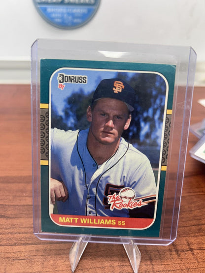 Cheap Sneaks Footwear/Sports Cards Baseball Card Matt Williams 1987 Donruss The Rookies #45 San Francisco Giants