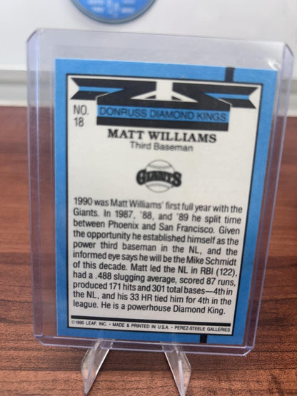 Cheap Sneaks Footwear/Sports Cards Baseball Card Matt Williams 1991 Donruss #18b San Francisco Giants