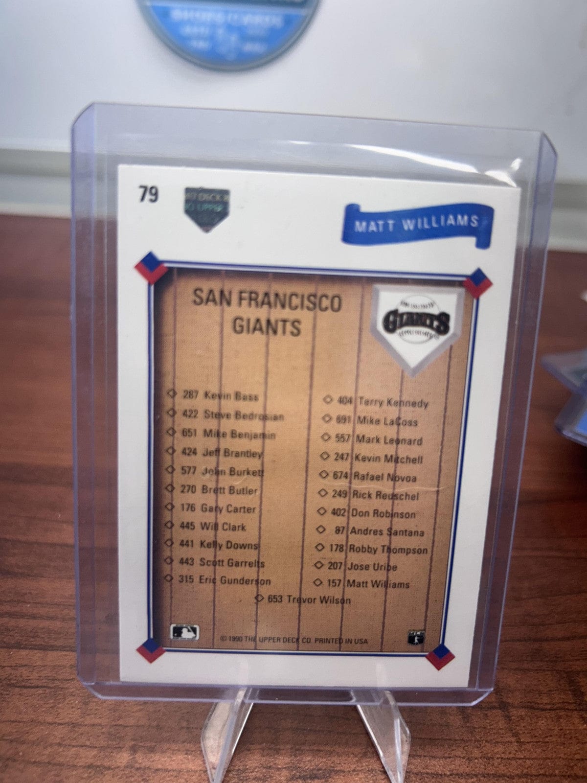 Cheap Sneaks Footwear/Sports Cards Baseball Card Matt Williams 1991 Upper Deck #79 San Francisco Giants