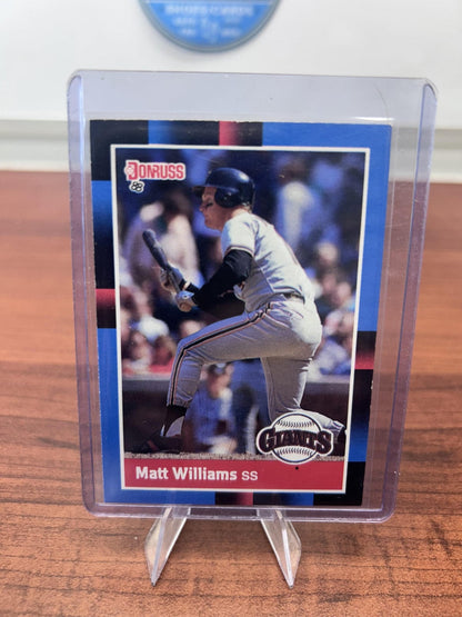 Cheap Sneaks Footwear/Sports Cards Baseball Card Matt Williams (RC) 1988 Donruss #628 San Francisco Giants