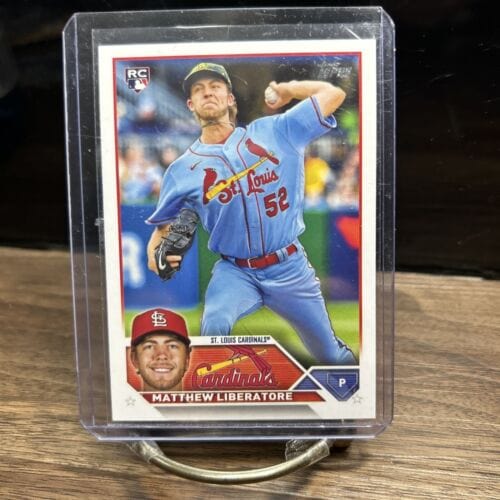 Cheap Sneaks Footwear/Sports Cards Baseball Card Matthew Liberatore 2023 Topps Series 1 Baseball #52 St Louis Cardinals