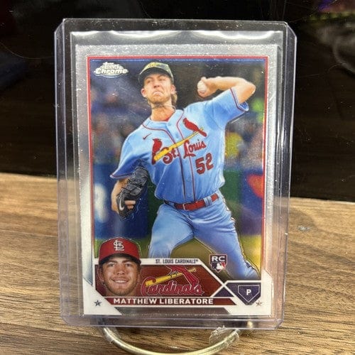 Cheap Sneaks Footwear/Sports Cards Baseball Card Matthew Liberatore St. Louis Cardinals 2023 Topps Rookie 3 Card Sepia