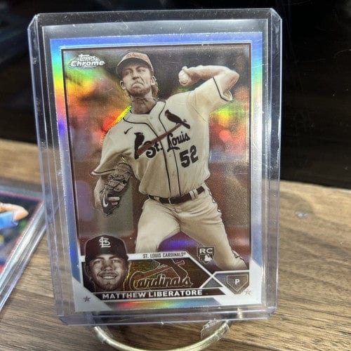 Cheap Sneaks Footwear/Sports Cards Baseball Card Matthew Liberatore St. Louis Cardinals 2023 Topps Rookie 3 Card Sepia