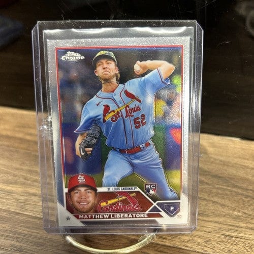 Cheap Sneaks Footwear/Sports Cards Baseball Card Matthew Liberatore St. Louis Cardinals 2023 Topps Rookie 3 Card Sepia