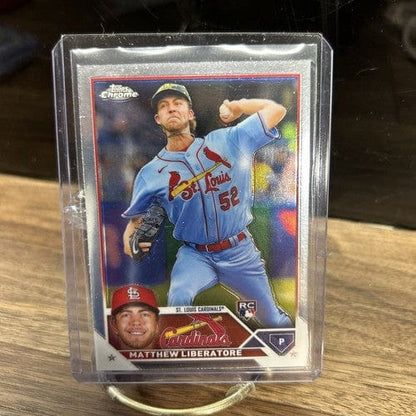 Cheap Sneaks Footwear/Sports Cards Baseball Card Matthew Liberatore St. Louis Cardinals 2023 Topps Rookie 3 Card Sepia