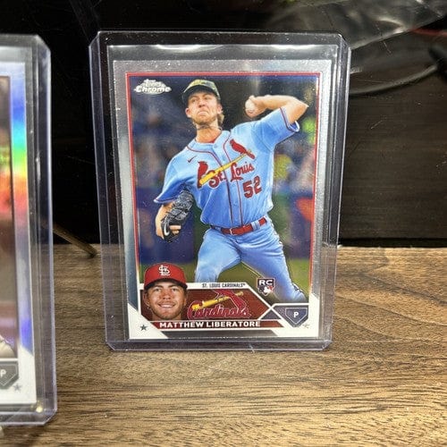 Cheap Sneaks Footwear/Sports Cards Baseball Card Matthew Liberatore St. Louis Cardinals 2023 Topps Rookie 3 Card Sepia