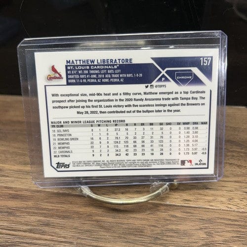 Cheap Sneaks Footwear/Sports Cards Baseball Card Matthew Liberatore St. Louis Cardinals 2023 Topps Rookie 3 Card Sepia