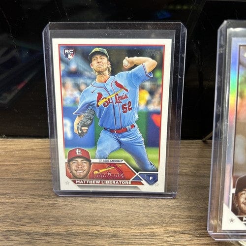 Cheap Sneaks Footwear/Sports Cards Baseball Card Matthew Liberatore St. Louis Cardinals 2023 Topps Rookie 3 Card Sepia