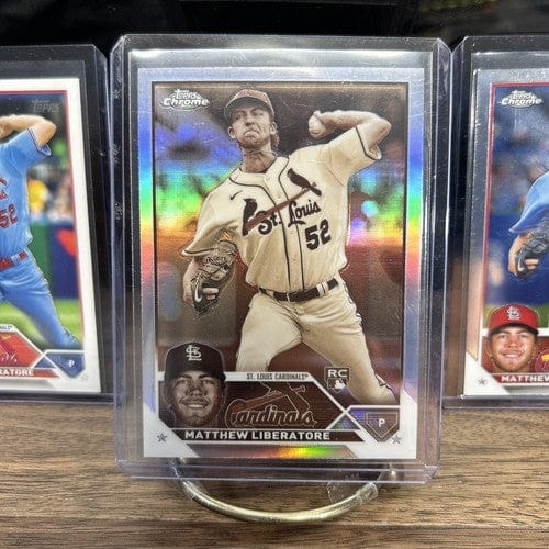 Cheap Sneaks Footwear/Sports Cards Baseball Card Matthew Liberatore St. Louis Cardinals 2023 Topps Rookie 3 Card Sepia