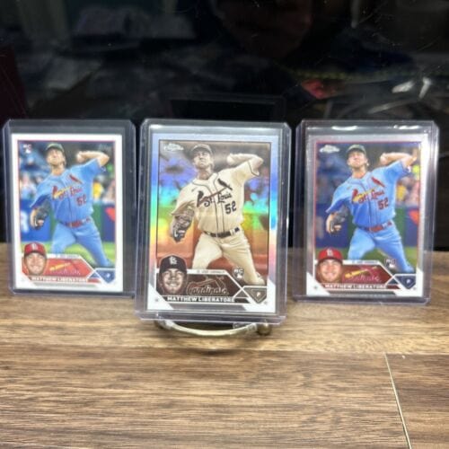 Cheap Sneaks Footwear/Sports Cards Baseball Card Matthew Liberatore St. Louis Cardinals 2023 Topps Rookie 3 Card Sepia