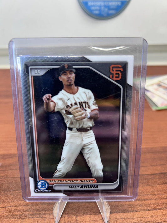 Cheap Sneaks Footwear/Sports Cards Baseball Card Maui Ahuna 2024 Bowman Chrome Prospects #BCP-26 San Francisco Giants