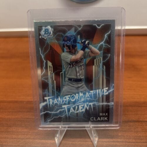 Cheap Sneaks Footwear/Sports Cards Baseball Card Max Clark 2023 Bowman Chrome Transformative Talent  TT-10 + Bonus Card