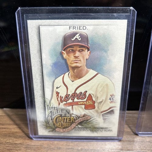 Cheap Sneaks Footwear/Sports Cards Baseball Card Max Fried Lot(2) 2022 Allen&Ginter #230 Mini And Standard Cards Atlant