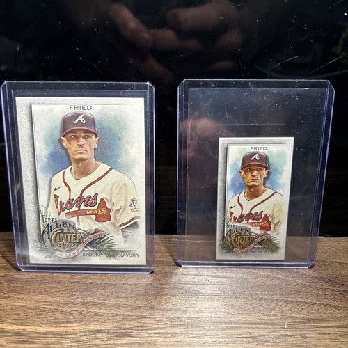 Cheap Sneaks Footwear/Sports Cards Baseball Card Max Fried Lot(2) 2022 Allen&Ginter #230 Mini And Standard Cards Atlant