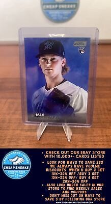 Cheap Sneaks Footwear/Sports Cards Baseball Card Max Meyer RC 2023 Stadium Club #206 Miami Marlins