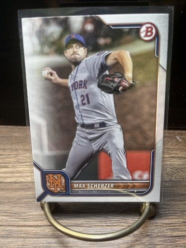 Cheap Sneaks Footwear/Sports Cards Baseball Card Max Scherzer  2022 Bowman Baseball Card #91 New York Mets