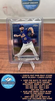 Cheap Sneaks Footwear/Sports Cards Baseball Card Max Scherzer 2022 Topps Chrome #66 New York Mets