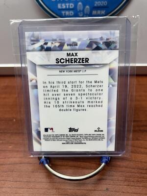 Cheap Sneaks Footwear/Sports Cards Baseball Card Max Scherzer 2022 Topps Chrome Update Diamond Greats #DGC-66 New York