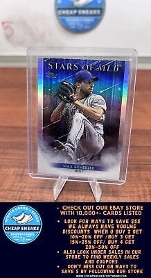 Cheap Sneaks Footwear/Sports Cards Baseball Card Max Scherzer 2022 Topps Update Stars of MLB Chrome #SMLBC-74 New York