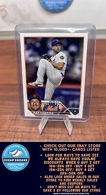 Cheap Sneaks Footwear/Sports Cards Baseball Card Max Scherzer 2023 Topps #21 New York Mets
