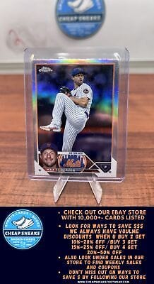 Cheap Sneaks Footwear/Sports Cards Baseball Card Max Scherzer 2023 Topps Chrome Refractor #148 New York Mets