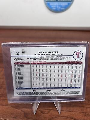 Cheap Sneaks Footwear/Sports Cards Baseball Card Max Scherzer 2024 Topps Chrome Logofractor Edition #37 Texas Rangers