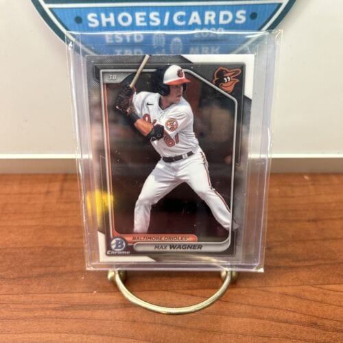 Cheap Sneaks Footwear/Sports Cards Baseball Card Max Wagner 2024 Bowman Chrome #BCP-18 Baltimore Orioles Baseball Card