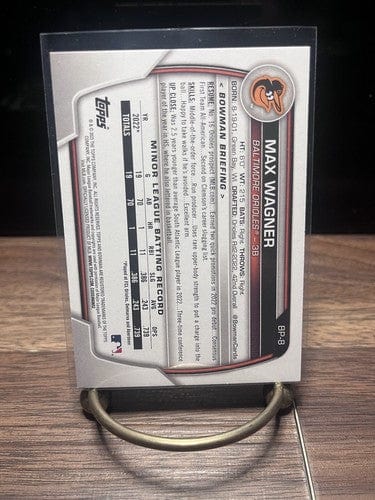 Cheap Sneaks Footwear/Sports Cards Baseball Card Max Wagner, Baltimore Orioles BP-8 Overall Prospect 2023 1st Bowman 1s