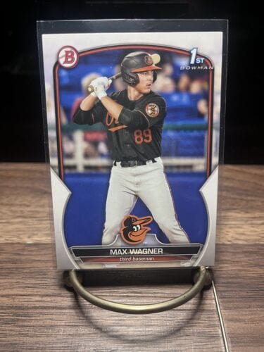 Cheap Sneaks Footwear/Sports Cards Baseball Card Max Wagner, Baltimore Orioles BP-8 Overall Prospect 2023 1st Bowman 1s