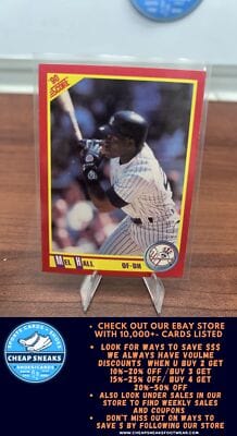 Cheap Sneaks Footwear/Sports Cards Baseball Card Mel Hall 1990 Score #383 New York Yankees