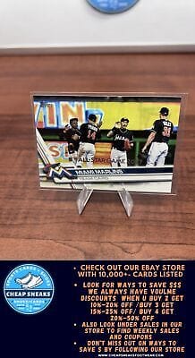 Cheap Sneaks Footwear/Sports Cards Baseball Card Miami Marlins 2017 Topps Limited Edition #217 Miami Marlins