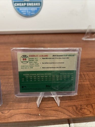 Cheap Sneaks Footwear/Sports Cards Baseball Card Miami Marlins 2023 Topps Chrome Platinum Anniversary Garcia,Leblanc,Al