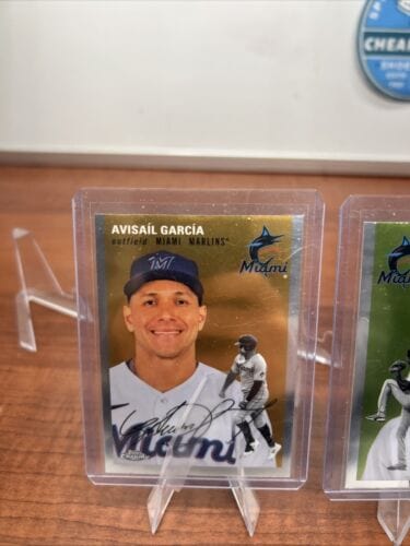 Cheap Sneaks Footwear/Sports Cards Baseball Card Miami Marlins 2023 Topps Chrome Platinum Anniversary Garcia,Leblanc,Al