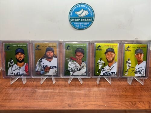 Cheap Sneaks Footwear/Sports Cards Baseball Card Miami Marlins 2023 Topps Chrome Platinum Anniversary Lot Bell, Chishol