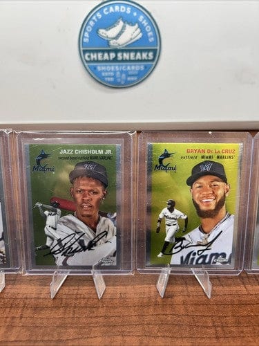 Cheap Sneaks Footwear/Sports Cards Baseball Card Miami Marlins 2023 Topps Chrome Platinum Anniversary Lot Bell, Chishol